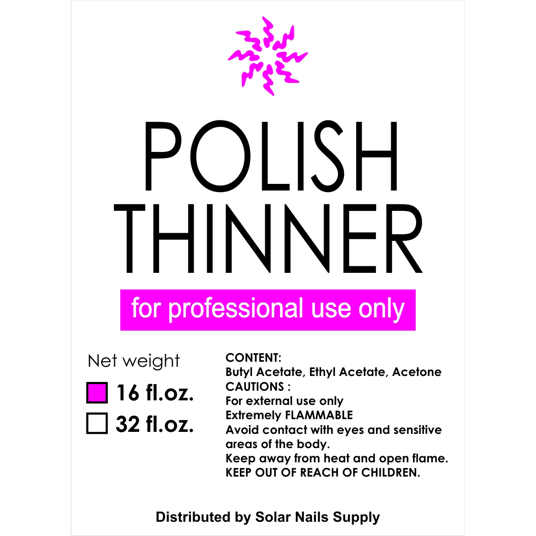 Polish Thinner - 16 oz
